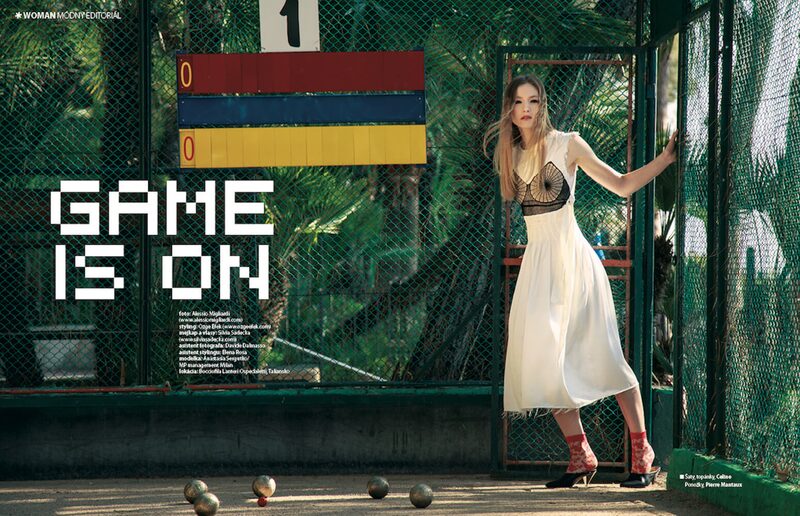 Woman — Game On, photographed by Alessio Migliardi