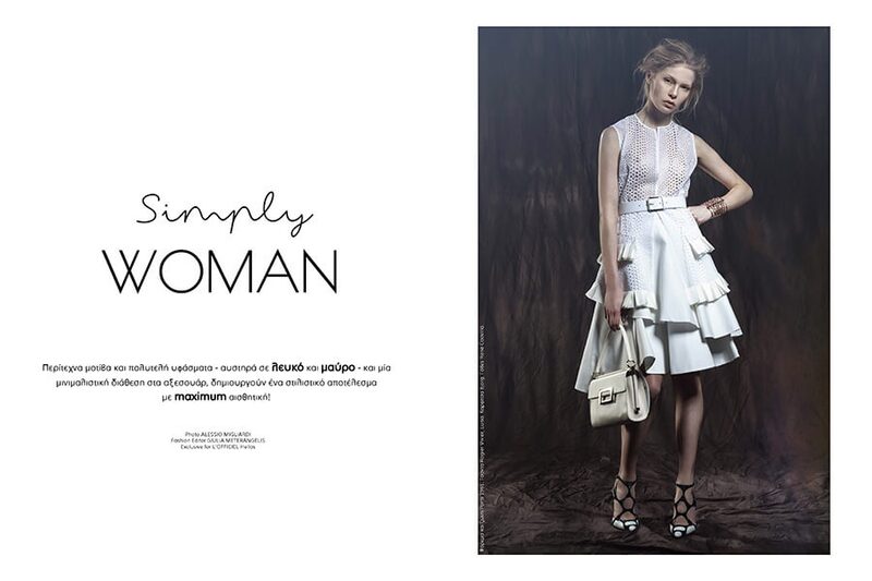 L'Officiel Hellas — Simply Woman, photographed by Alessio Migliardi